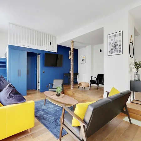 Appartamento Authentic Loft - 2br 8p - Place De La Republique Parigi